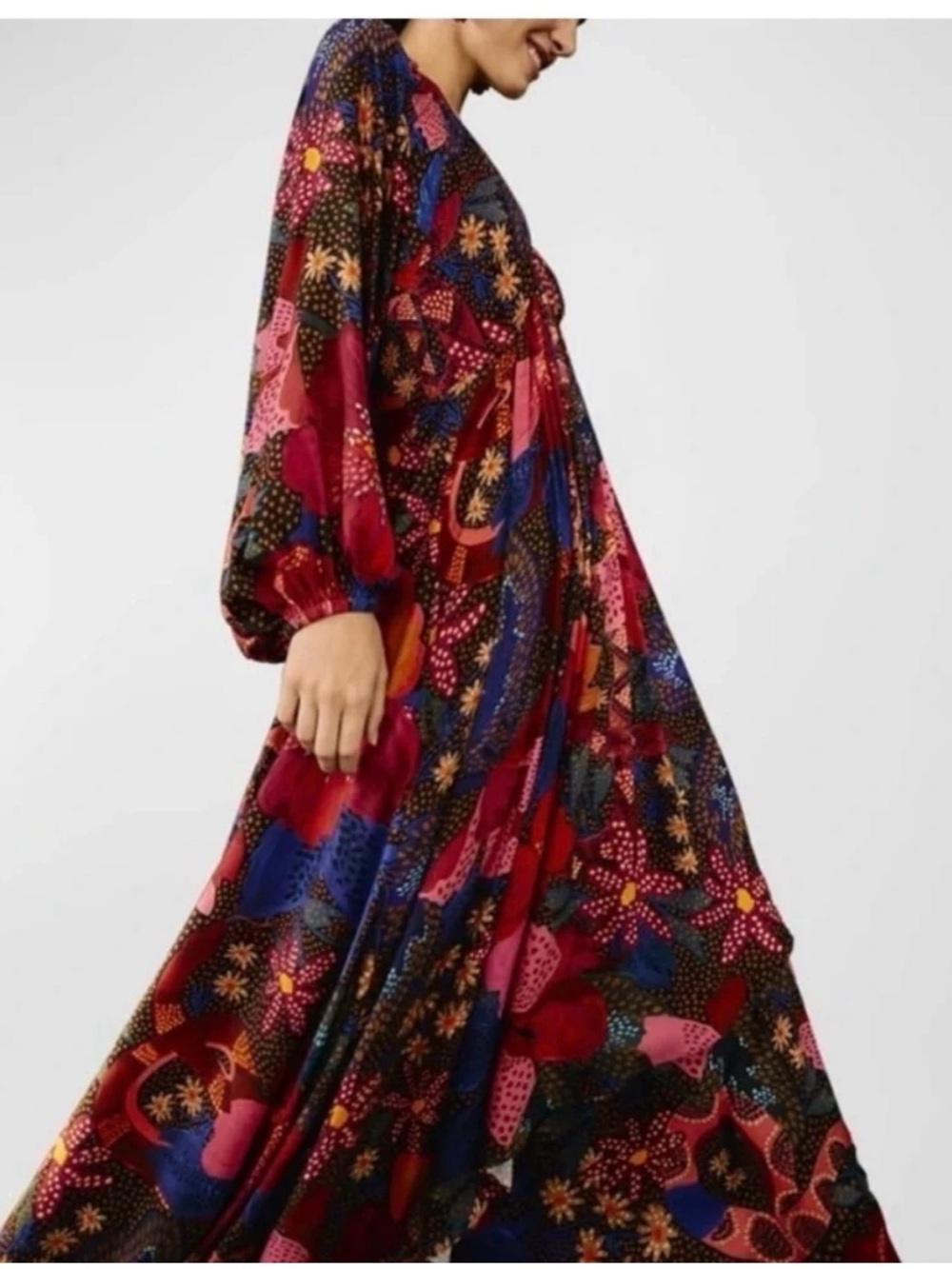 Farm Rio Bohemian Floral Maxi Dress sz M - Picture 2 of 4